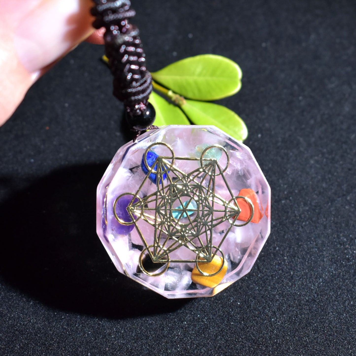 Chakra Energy Healing Orgonite Necklace