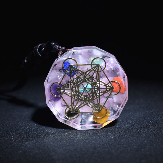 Chakra Energy Healing Orgonite Necklace