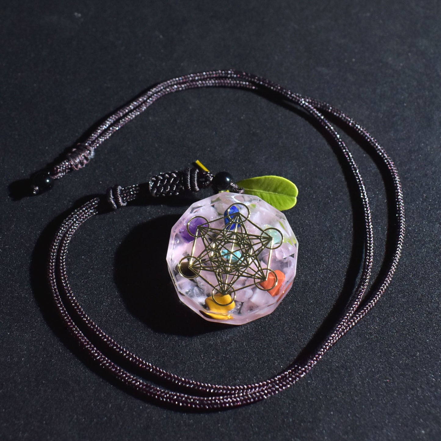 Chakra Energy Healing Orgonite Necklace