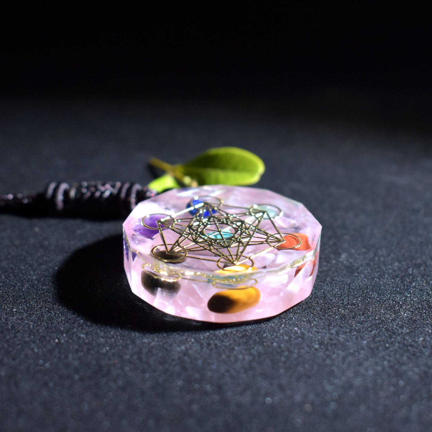 Chakra Energy Healing Orgonite Necklace