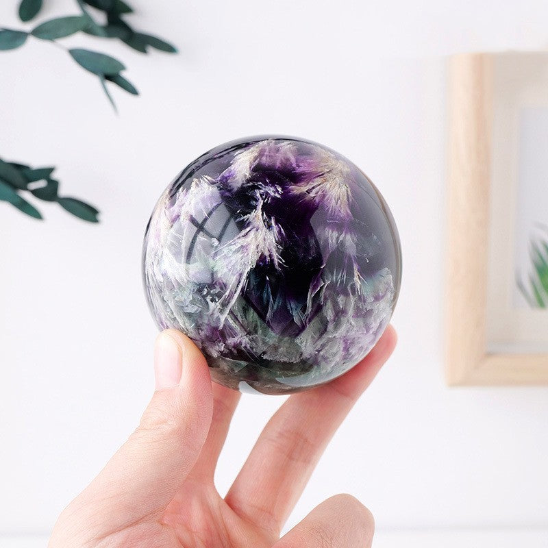 Aurora Feather Crystal Ball