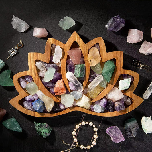 Lotus Harmony Crystal Tray